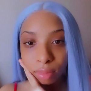 Icy blue synthetic wig